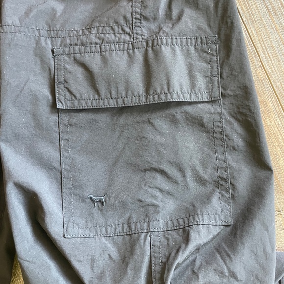 Black PINK Parachute Pants - Picture 5 of 7